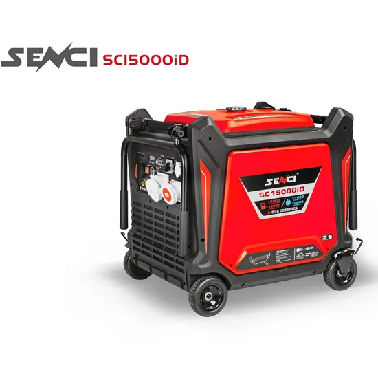 Senci Silent Gasoline Generators 13kw 15kw Portable Soundproof Petrol Dual Fuel Inverter Generators